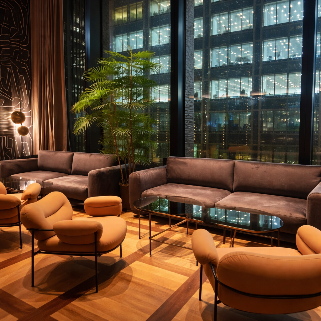 Lounging Area with Bollo Armchair