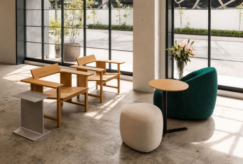 LIFE IN MOTION lounge seating at LIGHT BOX GALLERY